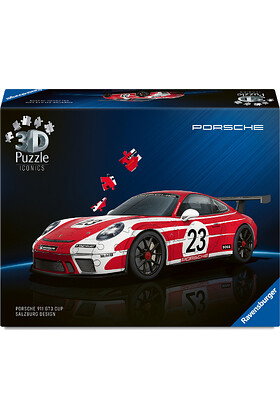 Ravensburger Rompecabezas 3D Porsche 911 GT3 Cup Salzburg Iconics