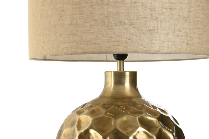DKD Home Decor Lámpara de Sobremesa de Aluminio Patinado Dorado DKD Home Decor Lámpara de Sobremesa de Aluminio Patinado Dorado