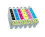 Dayma T0804 Cartucho de Tinta Compatible Epson Amarillo para Stylus Photo R265, R360, RX560, R285, R585, R685