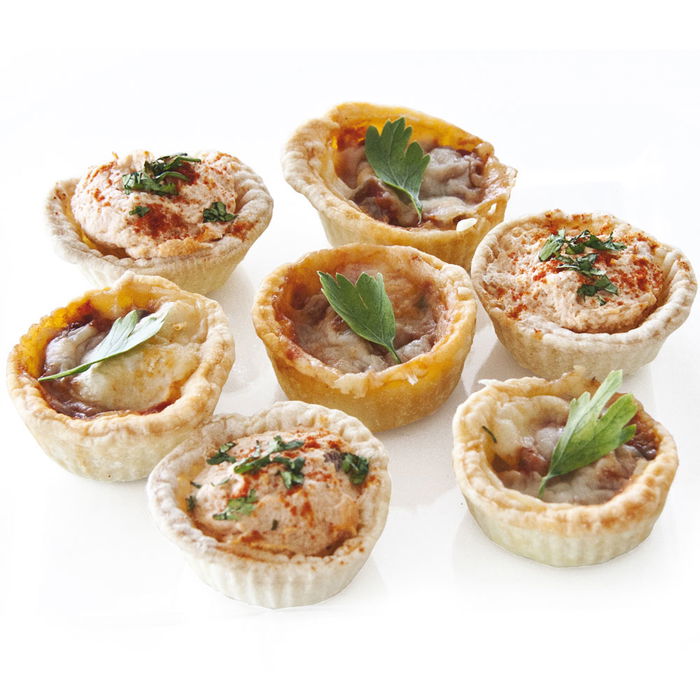 Lily Cook Molde Tartaletas con Cortador de Silicona, 15 Cavidades, Apto Horno, 33x19 cm