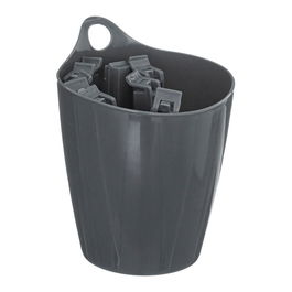 5Five Pinzas para Cocina 25 uds - Talla Grande (10,7 cm) y Pequeña (6 cm) Color Gris