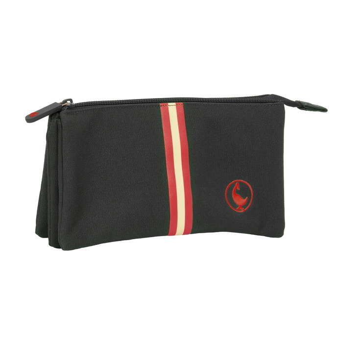 Safta Portatodo Triple El Ganso Basics Black 22x12x3 cm Safta Portatodo Triple El Ganso Basics Black 22x12x3 cm