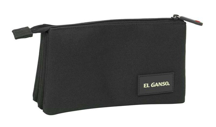 El Ganso Portatodo Triple Basics "Black" 22x12x3 cm
