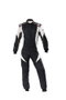 Omp Traje De Carreras First Evo FIA 8856-2018 Negro-Blanco Talla 52 OMPIA0-1854-B01-076-52