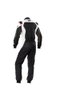 Omp Traje De Carreras First Evo FIA 8856-2018 Negro-Blanco Talla 52 OMPIA0-1854-B01-076-52