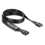 DeLOCK Cable de Extension HD Audio 86055, 9 Pines, 0.5 m, Negro, para Conectar Placa Base
