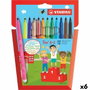 Stabilo Rotuladores Trio Surtidos con Estuche, Set de 6 (12 unidades en total)</h1>