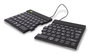 R-Go Tools Teclado ergonómico R-Go Split Break con software de descanso, dividido, AZERTY (FR), Bluetooth, negro