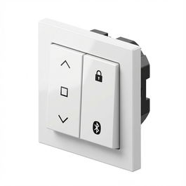 GIRA S3000 Jalousie- und Schaltuhr BT Reloj para Persianas y Conmutador, Sistema 55, Blanco Puro Brillante