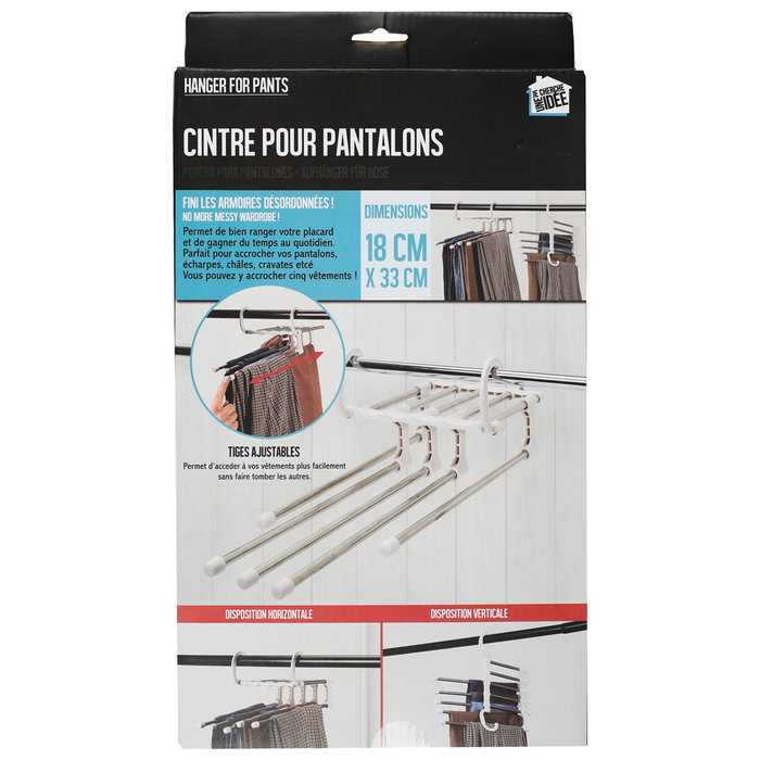 Je cherche une Idee Percha para pantalones multifunción Je cherche une Idee Percha para pantalones multifunción