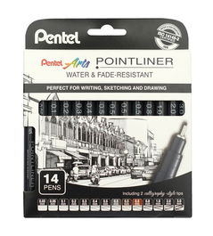 Rotulador Calibrado Pentel S20P Pointliner Pack De 14