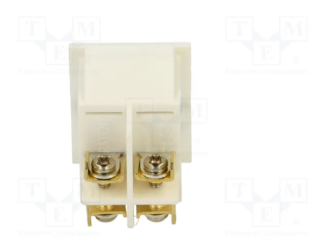 ORNO Interruptor tipo Rocker DPST Verde/Blanco 16A 250VAC