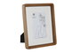 DKD Home Decor Marco de Foto 13X18 Acacia y Cristal Marron Blanco 2.8 x 25 x 20 cm (4 Unidades)