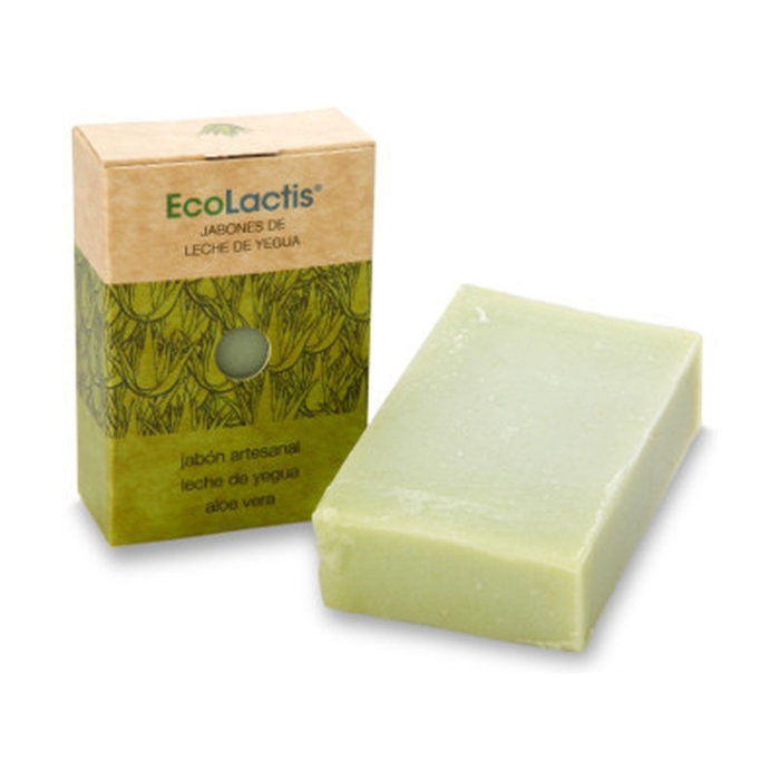 Ecolactis Jabón Leche de Yegua y Aloe Vera 100g - Higiene y Regeneración Ecolactis Jabón Leche de Yegua y Aloe Vera 100g - Higiene y Regeneración