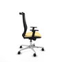 PIQUERAS Y CRESPO Silla de oficina Mardos con mecanismo Sincro/Traslack Crema y Negro