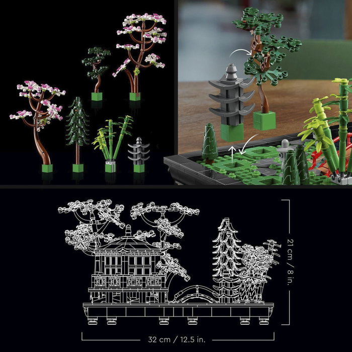 LEGO Icons 10315 Jardín Meditativo