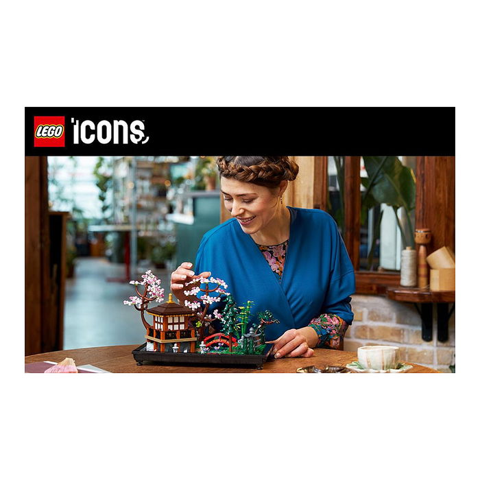 LEGO 10315 ICONS Garten der Stille - Juego de construcción para adultos