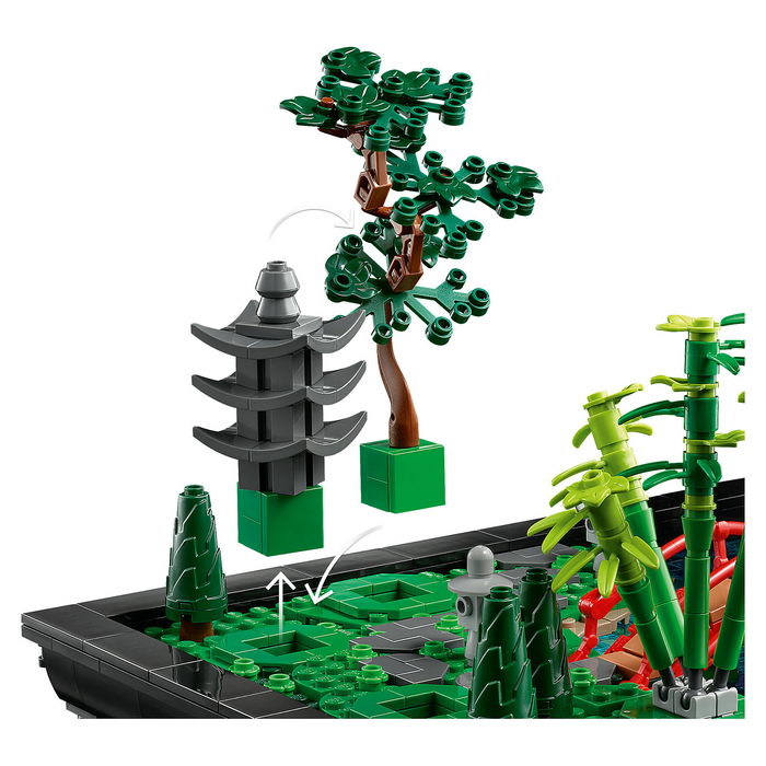 LEGO 10315 ICONS Garten der Stille - Juego de construcción para adultos