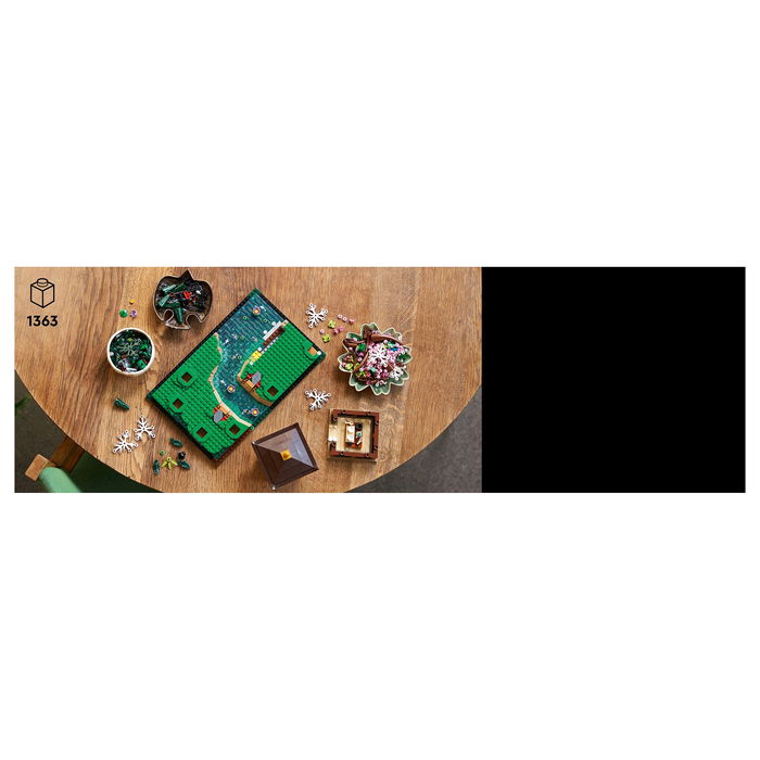 LEGO 10315 ICONS Garten der Stille - Juego de construcción para adultos