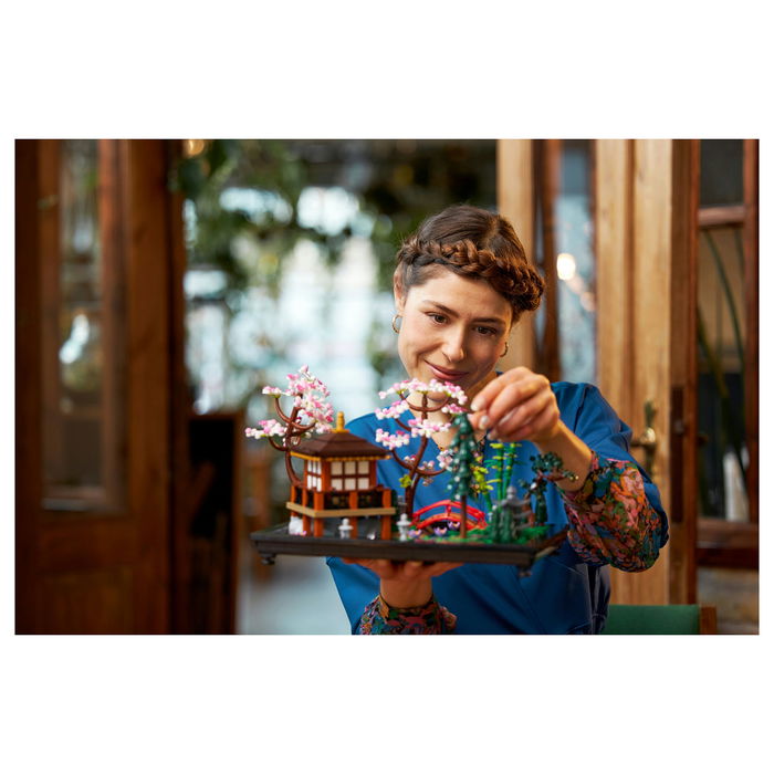 LEGO 10315 ICONS Garten der Stille - Juego de construcción para adultos