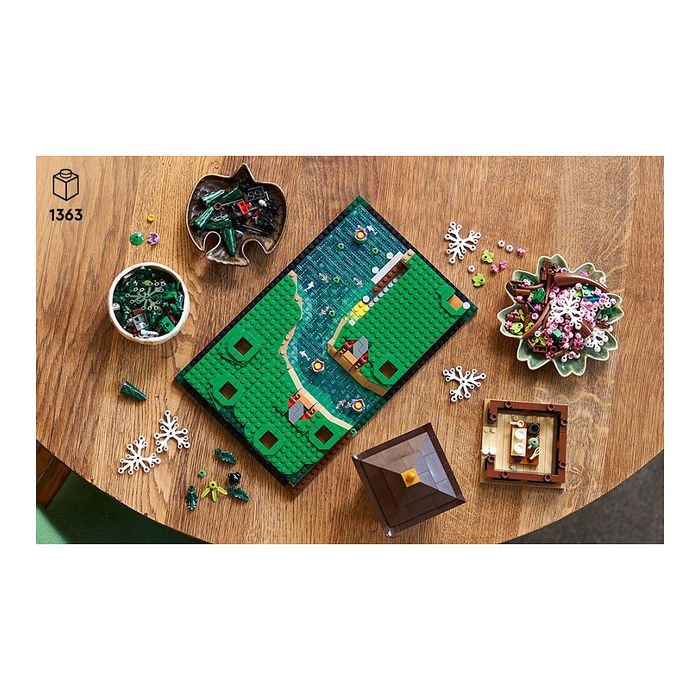 LEGO 10315 ICONS Garten der Stille - Juego de construcción para adultos