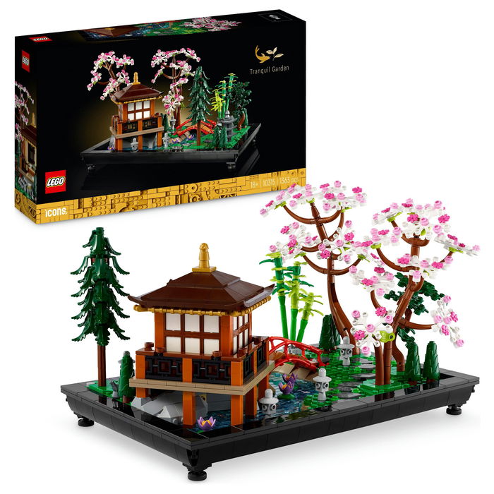 LEGO 10315 ICONS Garten der Stille - Juego de construcción para adultos