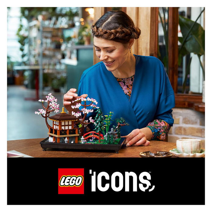 LEGO 10315 ICONS Garten der Stille - Juego de construcción para adultos