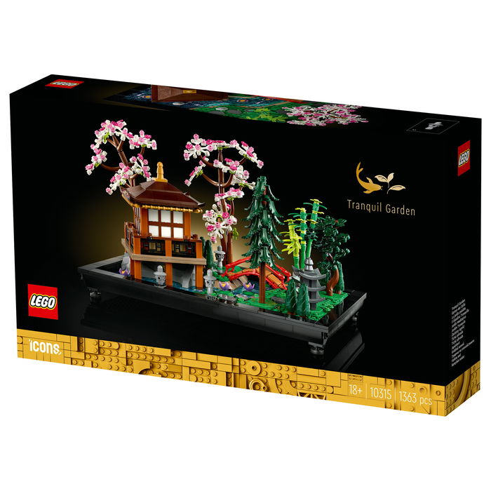 LEGO 10315 ICONS Garten der Stille - Juego de construcción para adultos