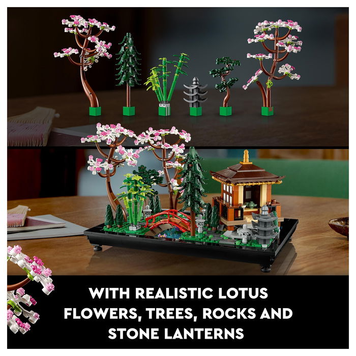 LEGO 10315 ICONS Garten der Stille - Juego de construcción para adultos