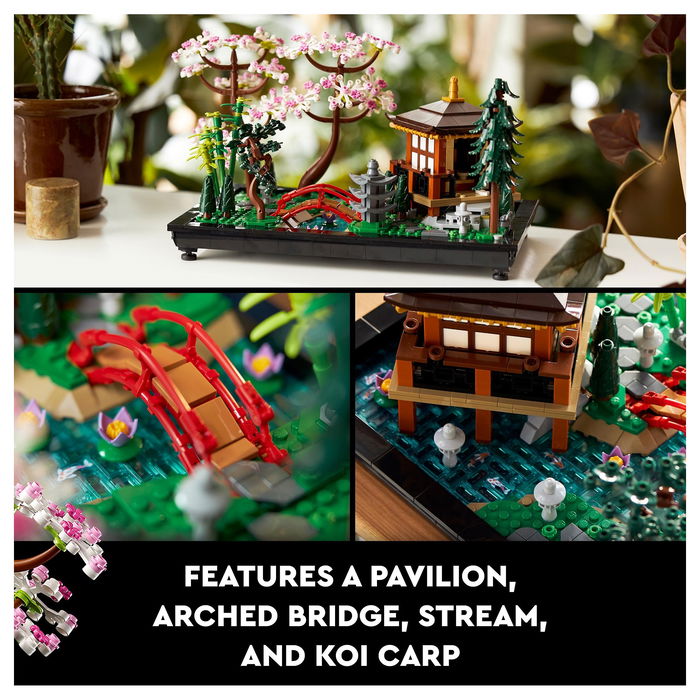 LEGO 10315 ICONS Garten der Stille - Juego de construcción para adultos