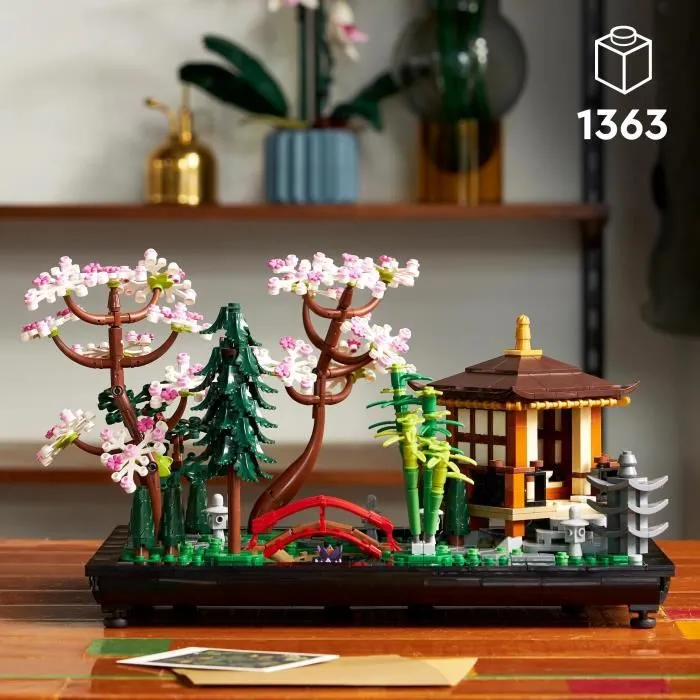 Lego Jardín Tranquilo 10315, Kit de Jardinería Botánica Zen para Adultos, Obsequio para Hombres y Mujeres
