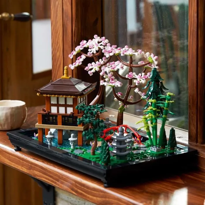 Lego Jardín Tranquilo 10315, Kit de Jardinería Botánica Zen para Adultos, Obsequio para Hombres y Mujeres