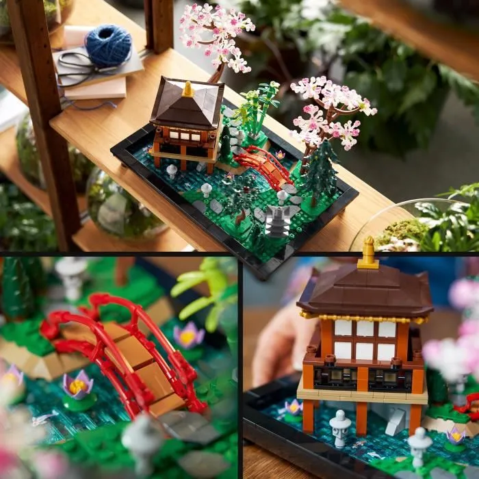 Lego Jardín Tranquilo 10315, Kit de Jardinería Botánica Zen para Adultos, Obsequio para Hombres y Mujeres