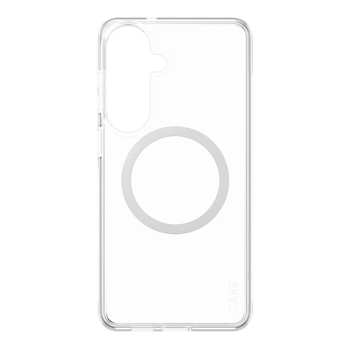 PanzerGlass CARE Urban Explorer Case Clear con Qi Blanco para Samsung Galaxy S26+ - Funda Transparente TPU Antiamarilleamiento