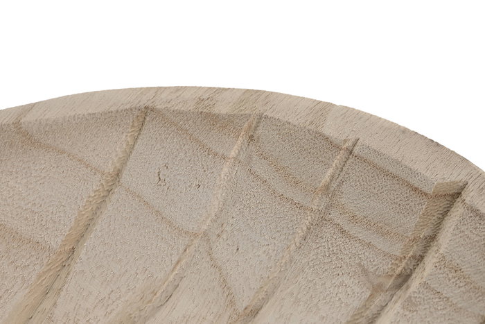 DKD Home Decor Centro de Mesa Paulownia Marrón Hoja Natural 29x23x4 cm SkU: BD-206088