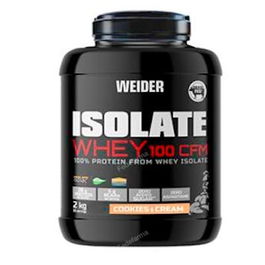 Weider Isolate Whey 100 CFM Proteína Aislada Suero Cookies 2Kg - Calidad Premium Isolac con Digezyme