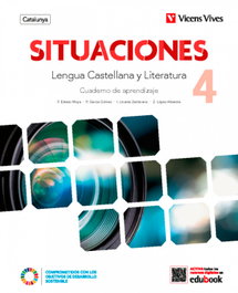 VICENS VIVES, Cuaderno Lengua 4º ESO + Digital Situaciones (Cataluña) - AA.VV. - VICENS VIVES