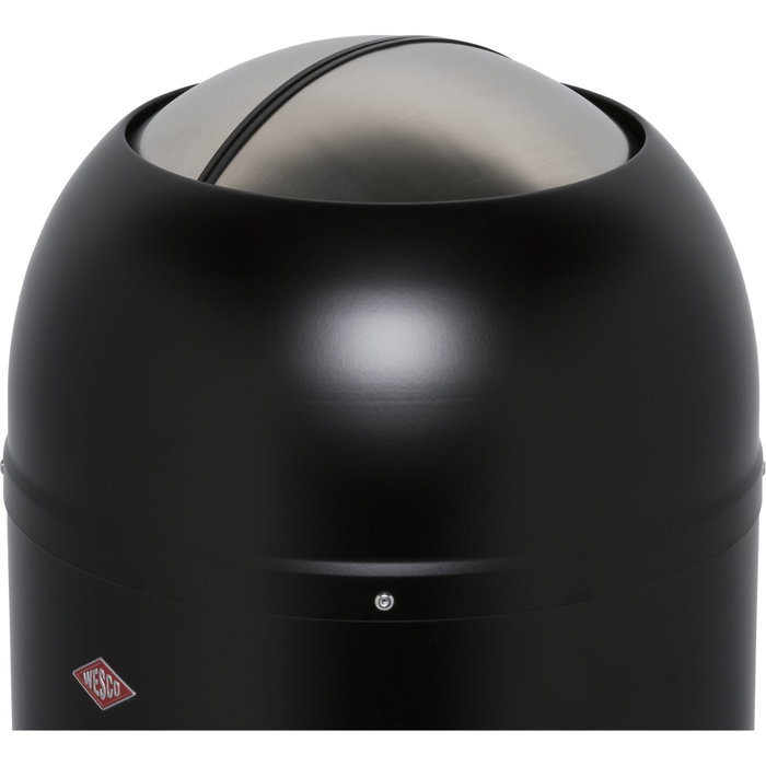 Wesco Kickmaster Junior Trash Can Black Matt Wesco Kickmaster Junior Trash Can Black Matt