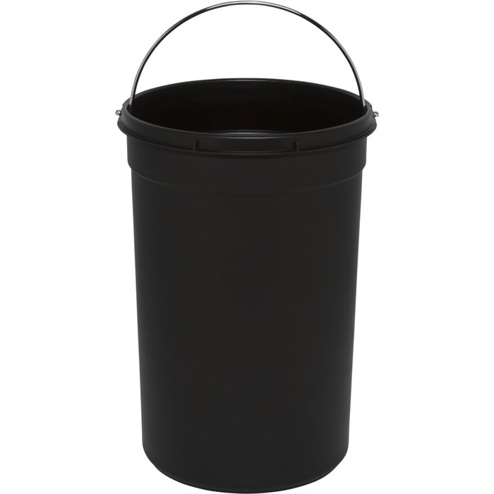 Wesco Kickmaster Junior Trash Can Black Matt Wesco Kickmaster Junior Trash Can Black Matt