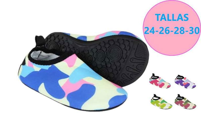 Poessa Zapatilla Neopreno Infantil para Niños Niñas, Material Neopreno, Tallas 24, 26, 28, 30