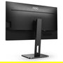 AOC U27P2 Monitor 27" IPS 4K UHD (3840x2160) 16:9 con USB-C, DisplayPort, HDMI 2.0, FreeSync, Altavoces, Negro