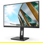 AOC U27P2 Monitor 27" IPS 4K UHD (3840x2160) 16:9 con USB-C, DisplayPort, HDMI 2.0, FreeSync, Altavoces, Negro