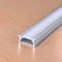 GreenIce Perfil de Aluminio KIMERA-RADO Anodizado Plata con Difusor Opal y Tapones 2,02m