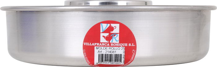 Vr Molde Rollo Aluminio 26x26x6.5cm (6 Unidades)