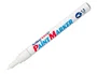 Artline EK-440 XF Rotulador Marcador Permanente Blanco Punta Redonda 1.2 mm para Metal, Caucho y Plástico