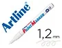 Artline EK-440 XF Rotulador Marcador Permanente Blanco Punta Redonda 1.2 mm para Metal, Caucho y Plástico