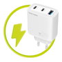 Mobile Origin MO13 Cargador GaN 40W Blanco 1x USB-A + 2x USB-C
