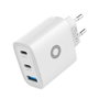 Mobile Origin MO13 Cargador GaN 40W Blanco 1x USB-A + 2x USB-C