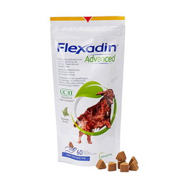 Vetoquinol Flexadin Advanced Complemento para Articulaciones para Perro, 60 Comprimidos Masticables