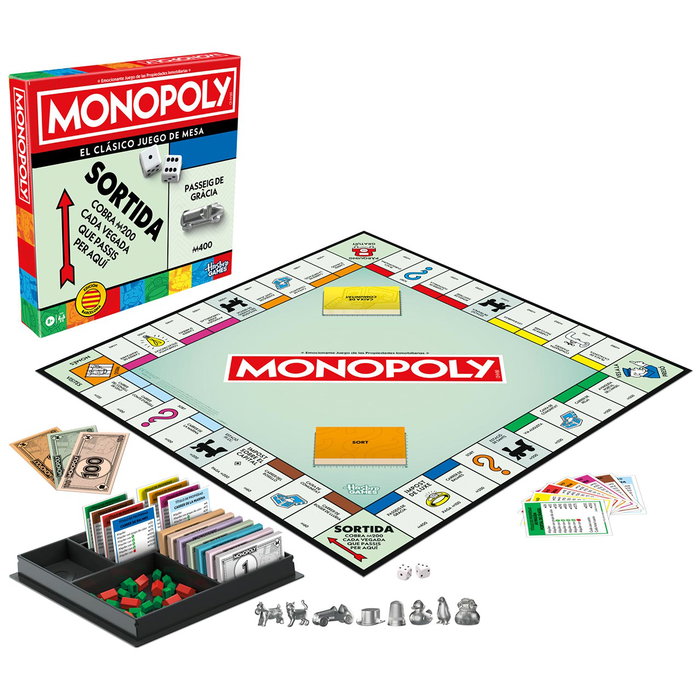 MONOPOLY G0009B Monopoly Classic Refresh Barcelona, Juego de Mesa Familiar en Español para +8 años MONOPOLY G0009B Monopoly Classic Refresh Barcelona, Juego de Mesa Familiar en Español para +8 años